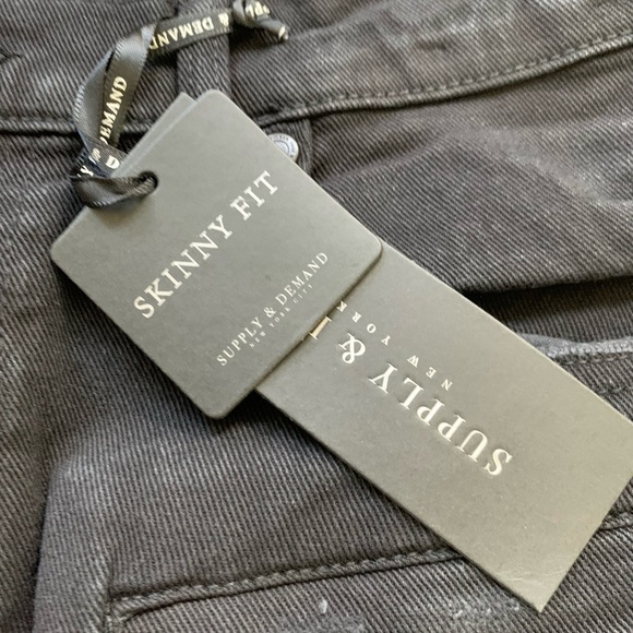 Supply & Demand side striped skinny jeans - Picture 5 of 11